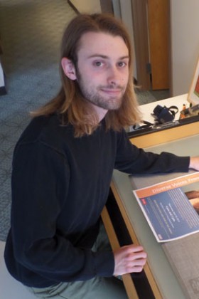 Kian Stewart interned with Keene State's Marketing and Communications Office