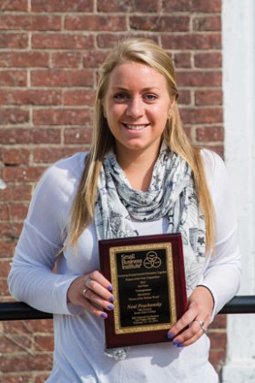 Addie Howard and her SBI team earned a national award for their work helping an online letter-writing business