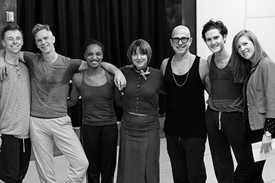 Anni Luneau (center) at the Joyce Theater
