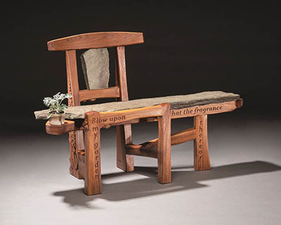 A piece from the Furniture Masters exhibit