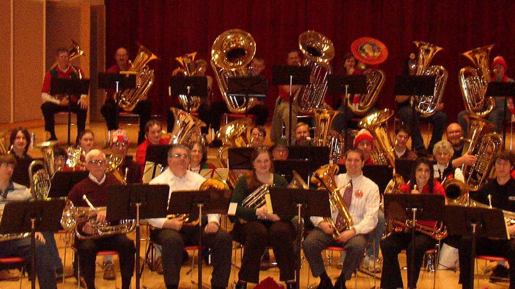 All tuba and euphonium players are invited to play in the Tuba Christmas concert.