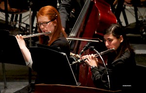 Concert Band performs in concert twice a semester in the Main Theatre.