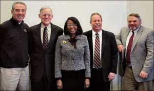 Norm Fisk (second from left) has been appointed Executive Director of RCAM.