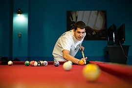 Pool player