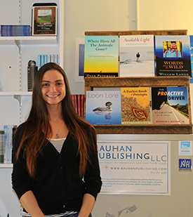Jocelyn Lovering ’15 turned her internship at Bauhan Publishing into a job there.