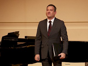 Daniel Carberg performs in Gravitacion concert.