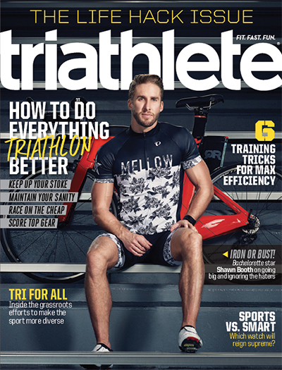Triathelete Magazine's June 2017 cover