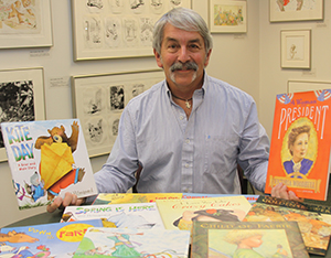 David White plans to keep his connection to the Children's Literature Festival and the Festival Gallery going.