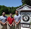 The commitment to serve runs deep in the Keene State community – and far. Mason Prada ’16 (left), David Condlin ’10 (middle), Braden Ladago ’16 (right) at the AmeriCorps NCCC campus in Vicksburg, Mississippi.