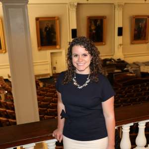 Megan Stone at the State House