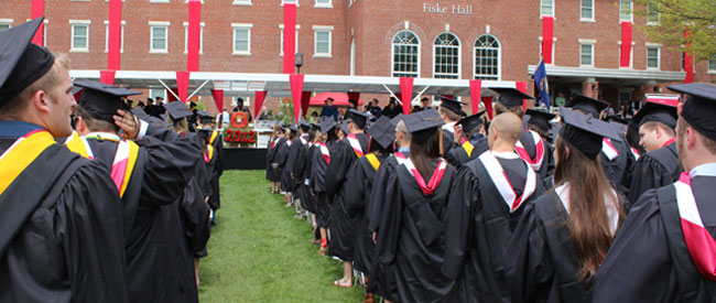 Scene from Commencement 2012