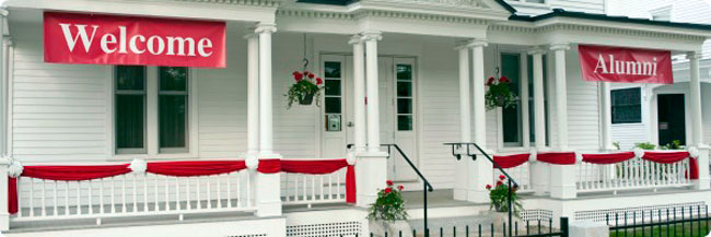 Alumni Center Porch