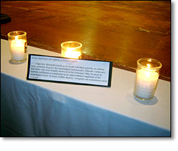 The Lighting of the Candles