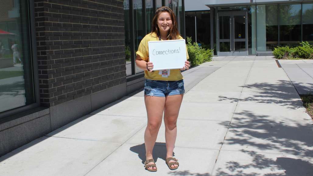 Orientation, describe how you are feeling about coming to Keene State in one word.