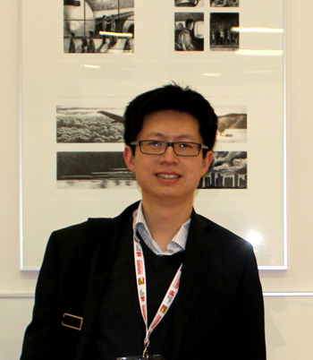 Prof. Yuan Pan at the Bologna Children's Book Fair 2014