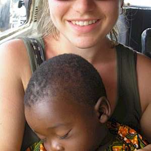 Katie Avener on a volunteer trip to Togo (West...
