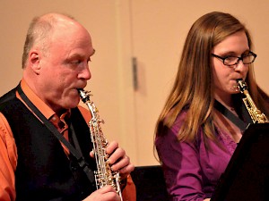 Saxophone & Brass Ensembles, photo by Alex Clark