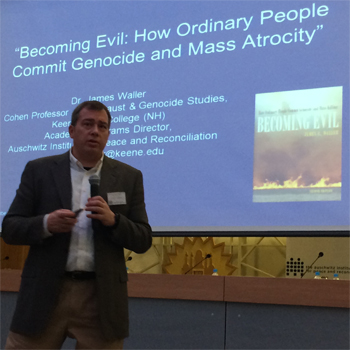 Cohen Professor of Holocaust and Genocide Studies Dr. James Waller