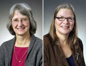 Susan Peery and Robin Dutcher received appointments in the College and Media Relations office.