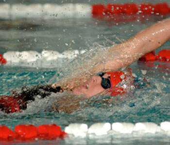 Photo by Michael Phillips; Keene State’s Kristine Trutor will compete in three races at the NCAA Division III Swimming and Diving Championships.