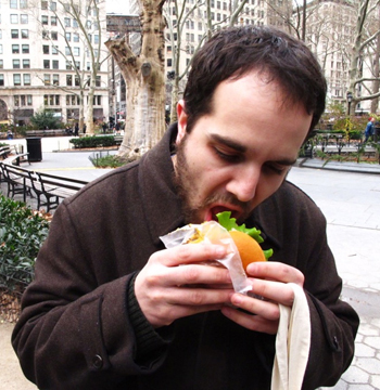 Burger connoisseur and chef Richard Chudy ’04