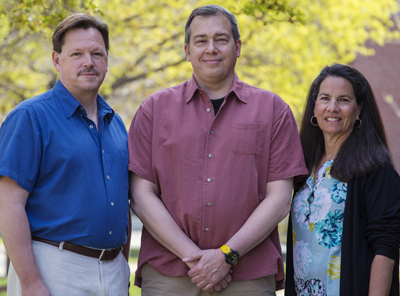 Our three Peace Ambassadors (l–r): Tom White, Jim Waller, Jan Cohen