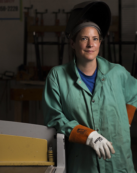 Art Professor Lynn Richardson, KSC's 2015 Faculty Distinction in Research and Scholarship Award winner