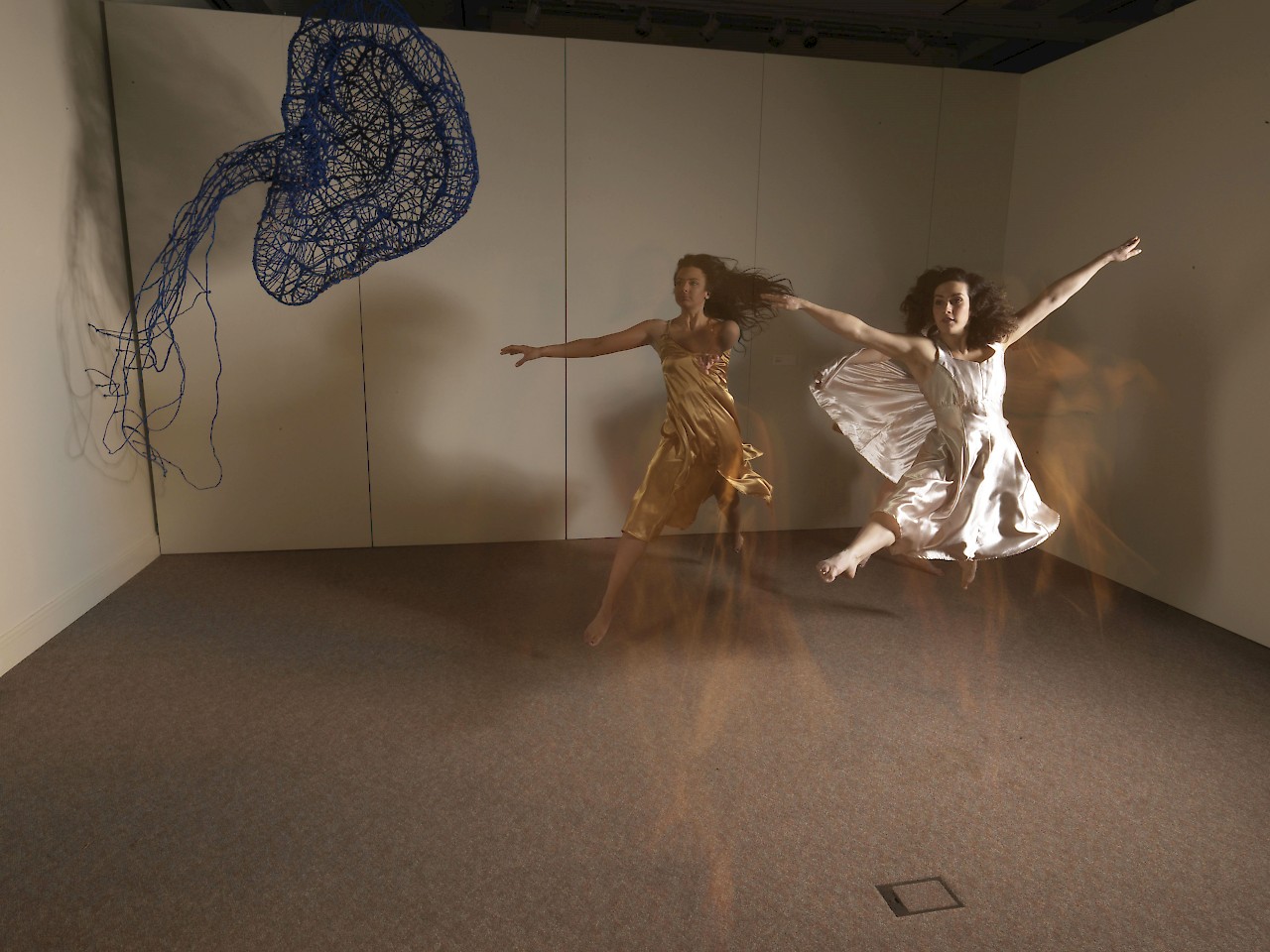 Students also perform their own modern dance choreography during "An Evening of Dance." Photo by Peter Roos.