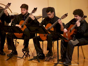 KSC Guitar Orchestra students perform throughout the year.