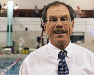 Planned Giving Director Ken Gobel, about to take the plunge.