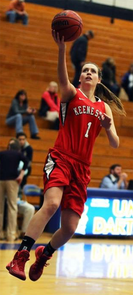 Besides excelling in her demanding course work, Meghan Shaw ’15 found time to play three years of basketball as an Owl.