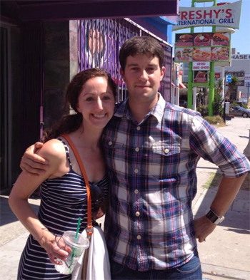 Steve Gibler ’09 and his cousin Nicole