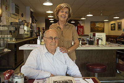 Timoleon “Lindy” Chakalos with his wife Kiki