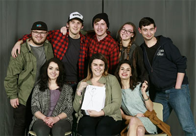 Top left to right: Nicky Busby, Brendan Callery, Joe Geis, Kerrianne Thomas, Sean Malone,  Bottom left to right: Rebecca Barishian, Megan Bernard, Angela Scionti