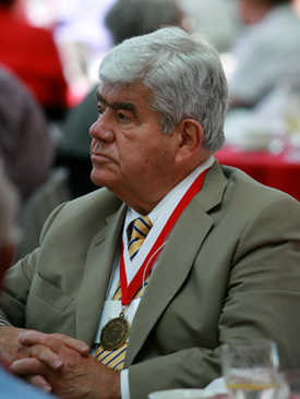 Bob Mallat ’58 at a KSC Reunion luncheon