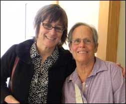 Kitty (here with her with close friend and colleague, Dean Melinda Treadwell) was honored for her service at the May Retiree Recognition Program.