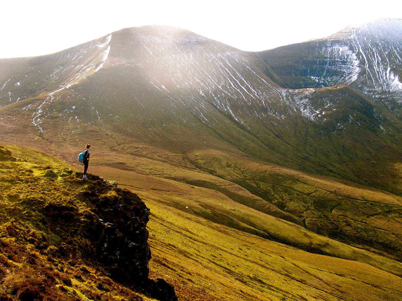Hiking in Ireland (Gale Mountains, Ireland) - I joined the Outdoor Pursuits Club at the University of Limerick. Every Sunday we went on 8-12 mile hikes and this picture was from my first one. It was 12 miles and extremely hard but worth it! The views were beautiful. (Mackenzie Morse, University of Limerick, Ireland)