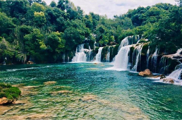 2nd Place, General: Sara Garrey, waterfalls of Krka National Park in Croatia