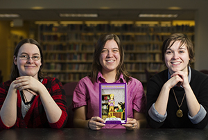 L–R: Amanda Coakley, Margaret Ellis Raymond, Liesl Miller