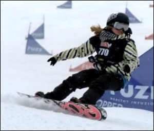 Jaime Del Pizzo snowboarding
