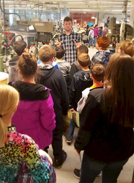 Brattleboro Fifth Graders Visit Keene State