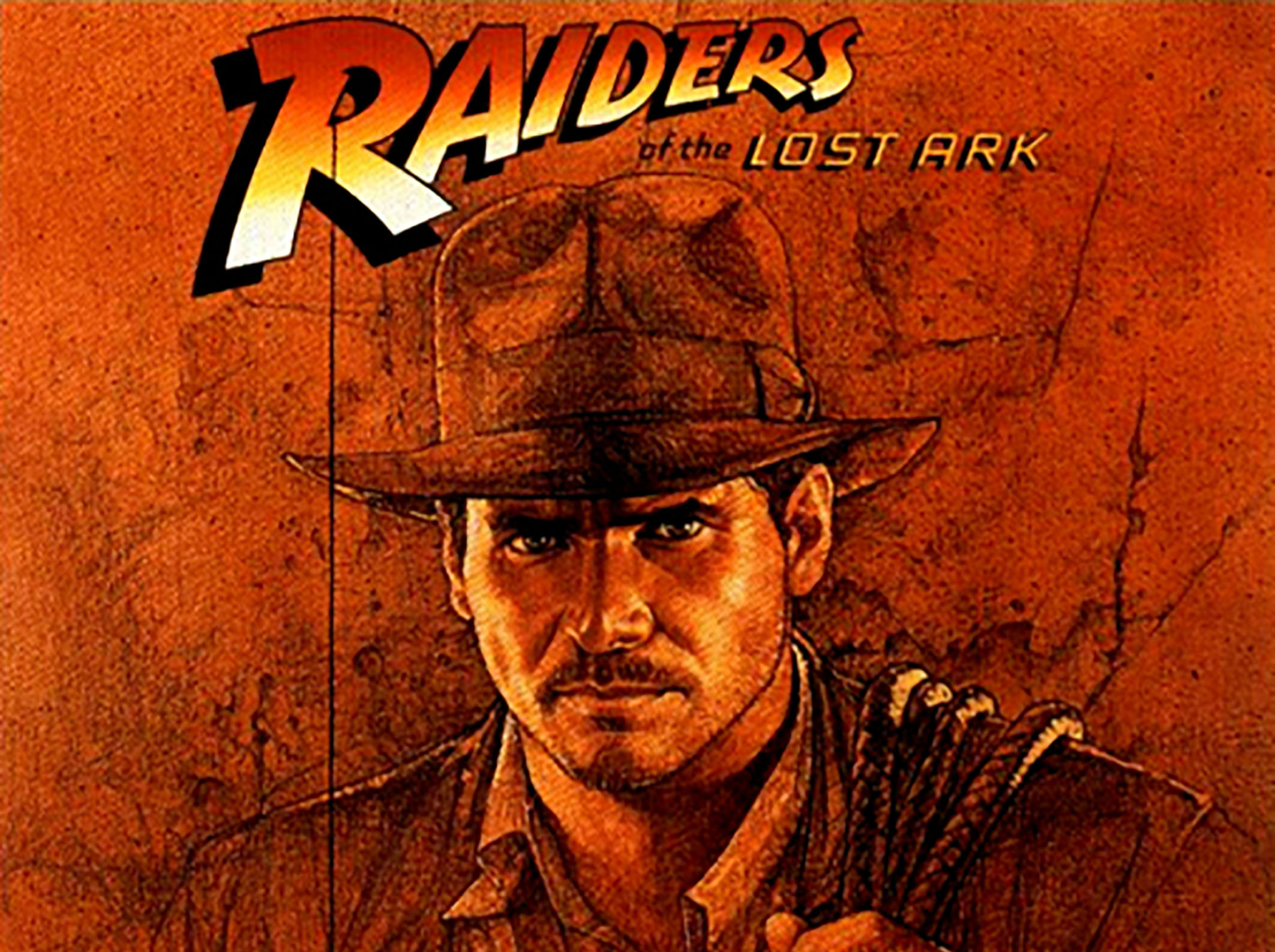 Raiders of the Lost Ark stars Harrison Ford.
