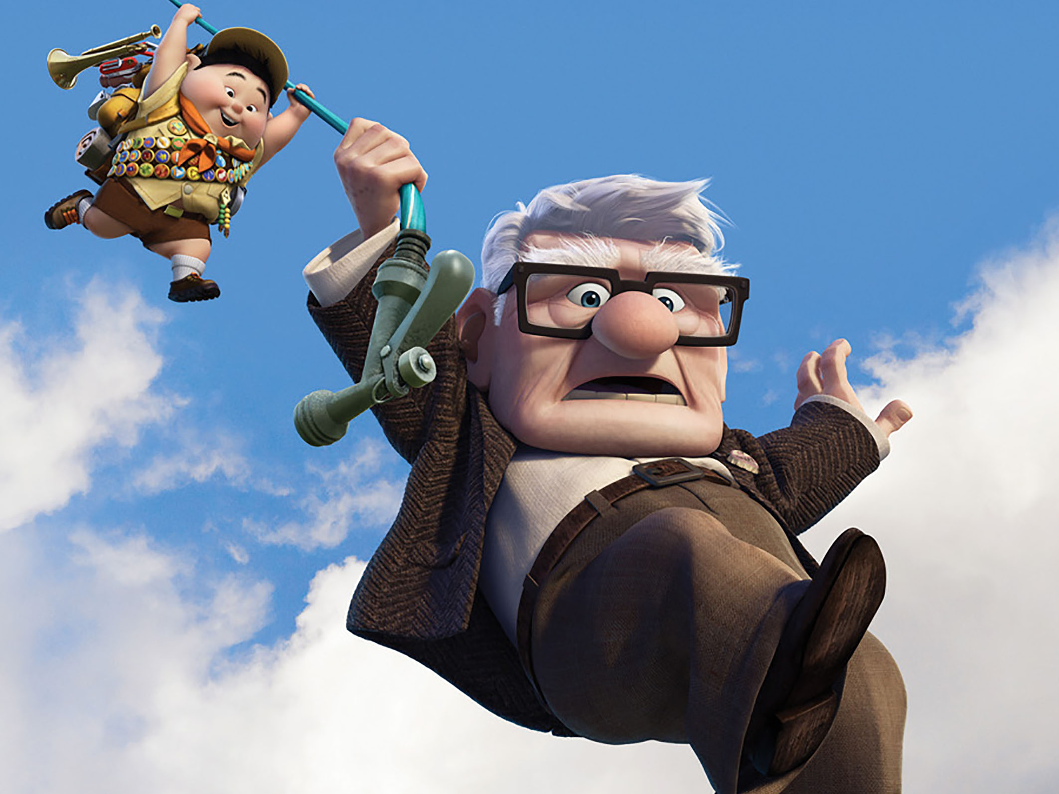 Up stars Ed Asner.