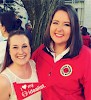 Alyson Schaffrick ’15 (right) at her city year graduation with her sorority sister Kelley Meyer '14