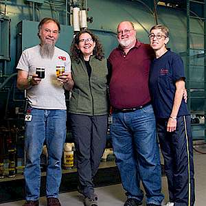 Physical plant staff David Weeks, Cary Gaunt, Bill...