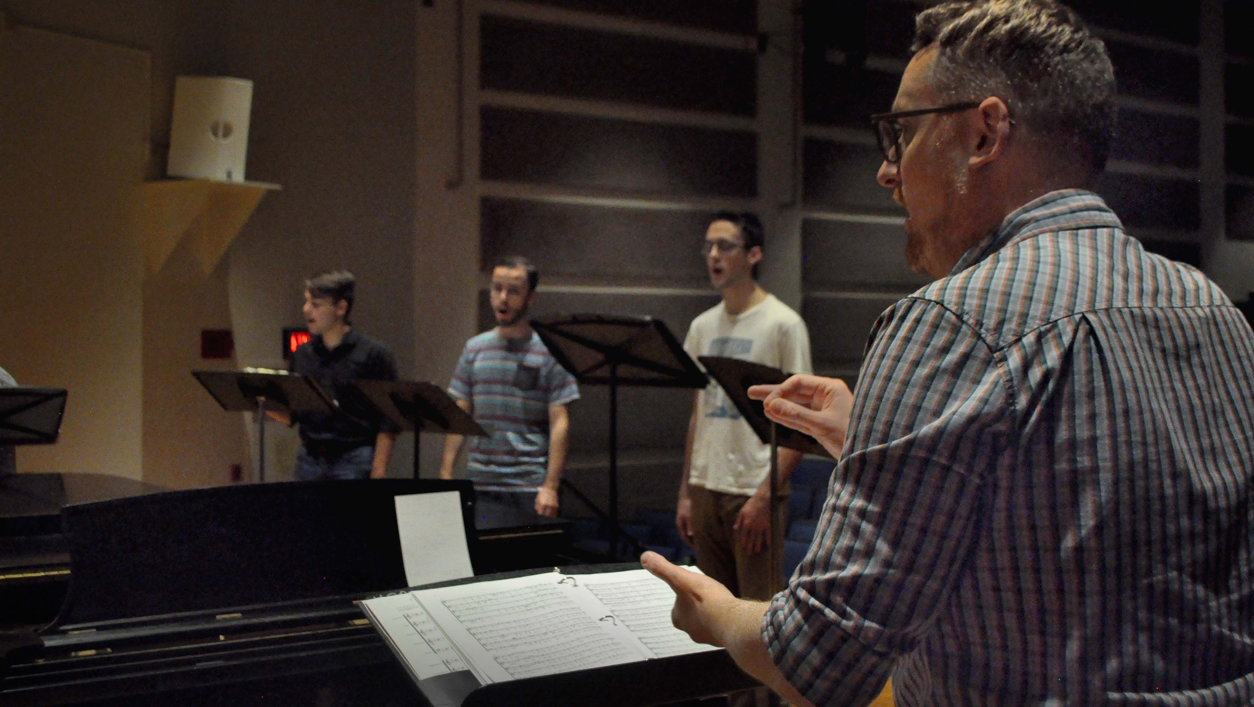 Voice majors perform in recital.