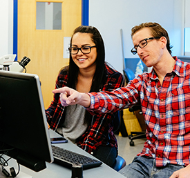 PAH researchers Marissa DePolo and Adam Harris