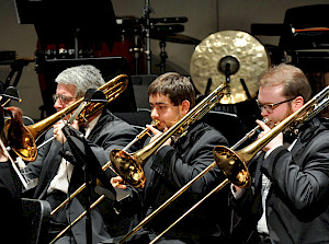 Students and community members arein the Concert Band.