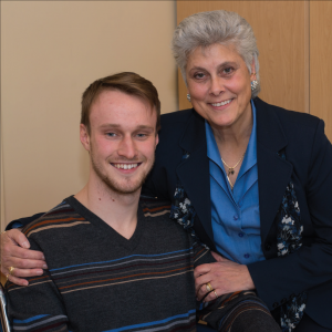 Marilyn Gugliucci and her former student, Dave Drozda