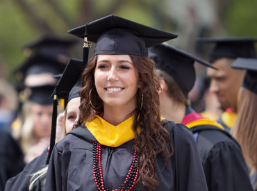 Graduate at Commencement